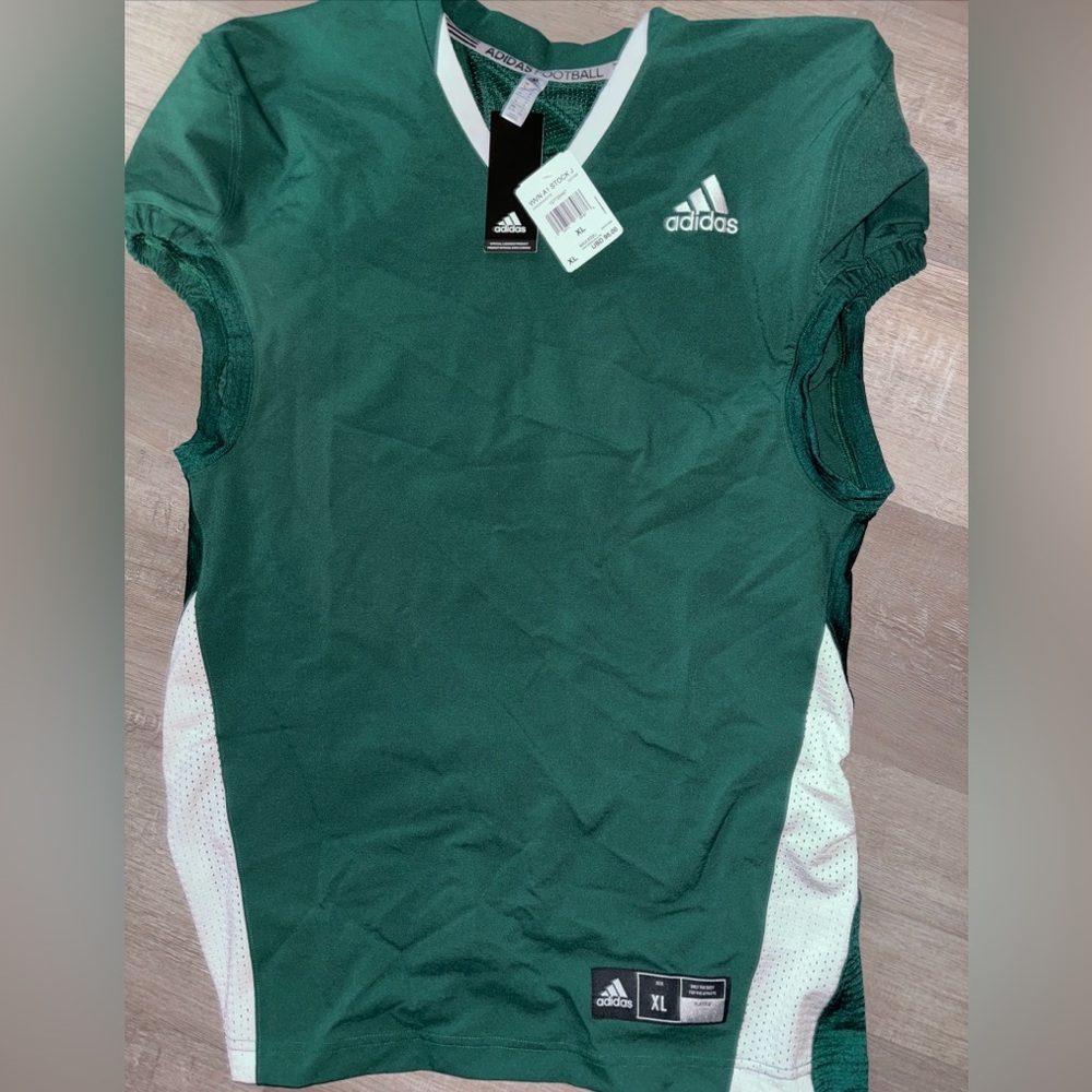 Adidas Men’s Football XL Jersey Green and White